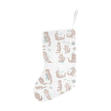 Cute sea otters pattern Christmas Stocking