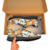 Oranges pattern background Men's Sneaker Shoes
