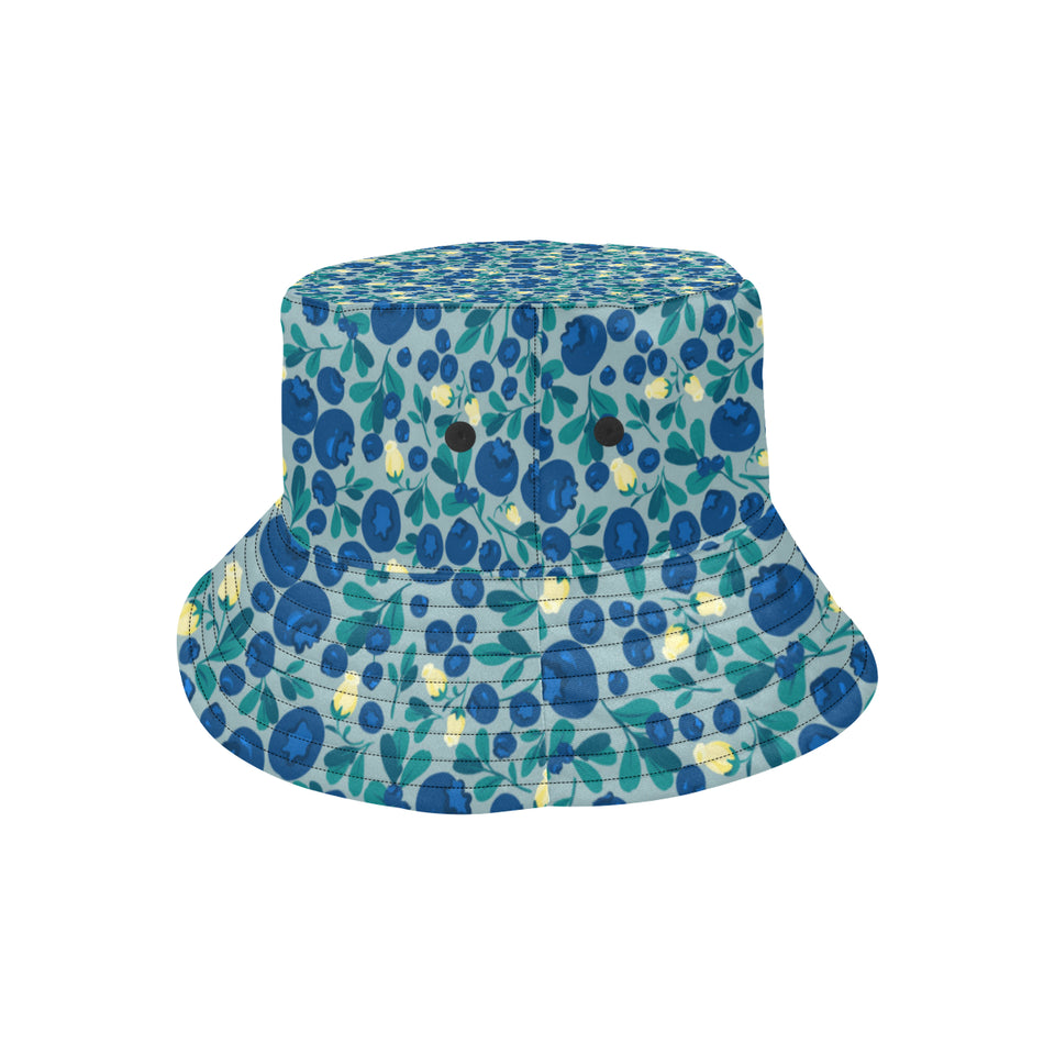 blueberry design pattern Unisex Bucket Hat