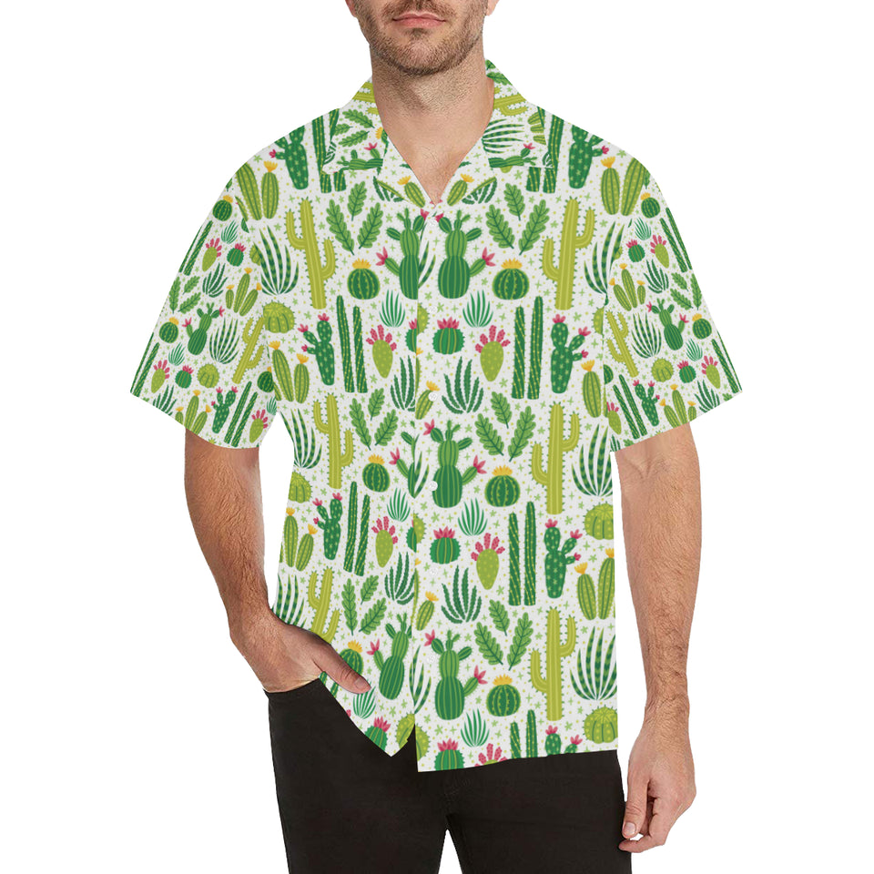 Cactus pattern copy Men's All Over Print Hawaiian Shirt