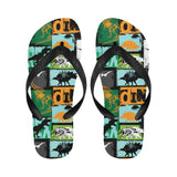dinosaurs print pattern Unisex Flip Flops