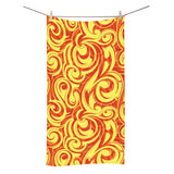 Fire flame design pattern Bath Towel