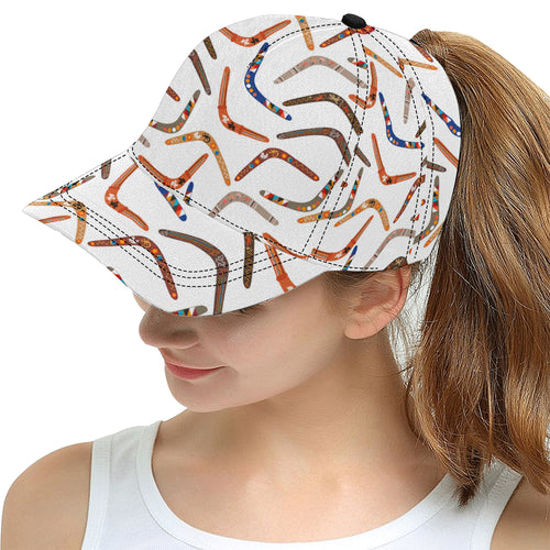 Boomerang Australian aboriginal ornament pattern All Over Print Snapback Cap