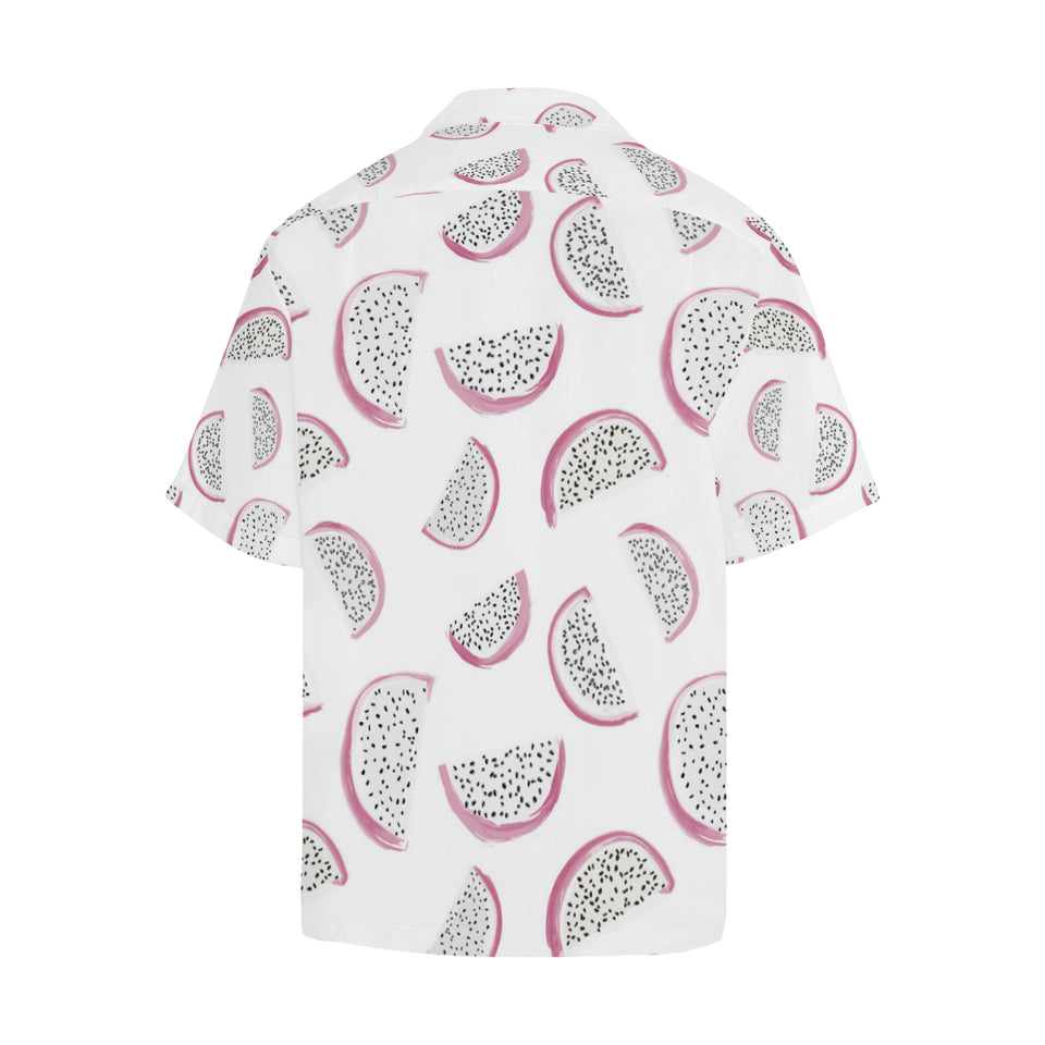 dragon fruit pattern Men's All Over Print Hawaiian Shirt