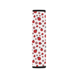 Ladybug Pattern Print Design 04 Car Seat Belt Cover
