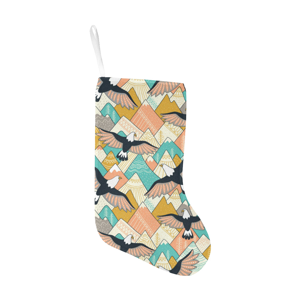 Eagle Pattern Print Design 02 Christmas Stocking