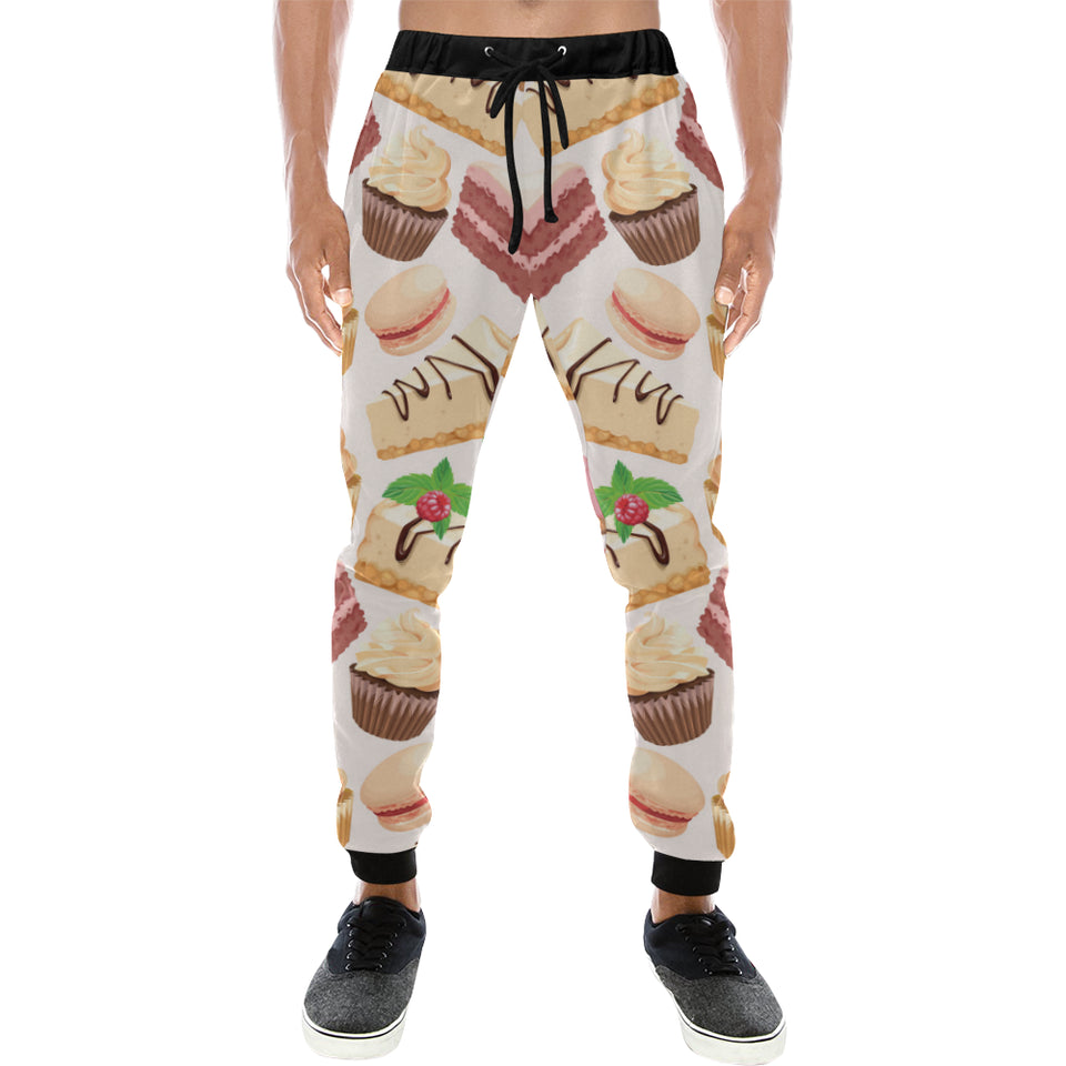 Cake cupcake sweets pattern Unisex Casual Sweatpants