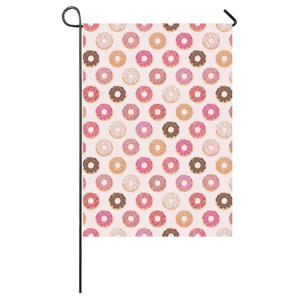 Colorful donut pattern House Flag Garden Flag