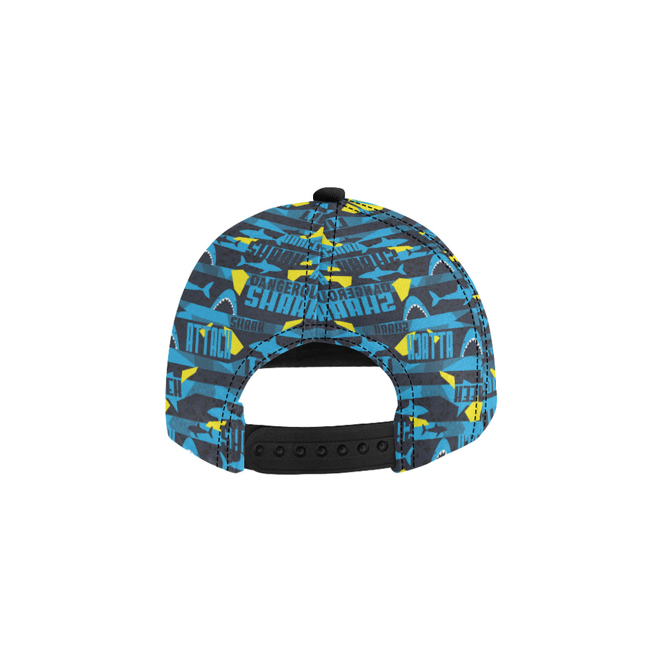 Shark dangerous All Over Print Snapback Cap