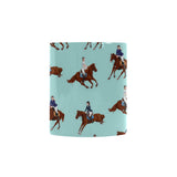 Horses running horses rider pattern Morphing Mug Heat Changing Mug