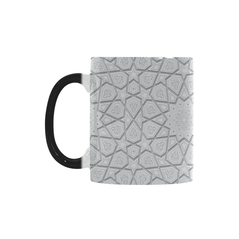 arabic star pattern Morphing Mug Heat Changing Mug