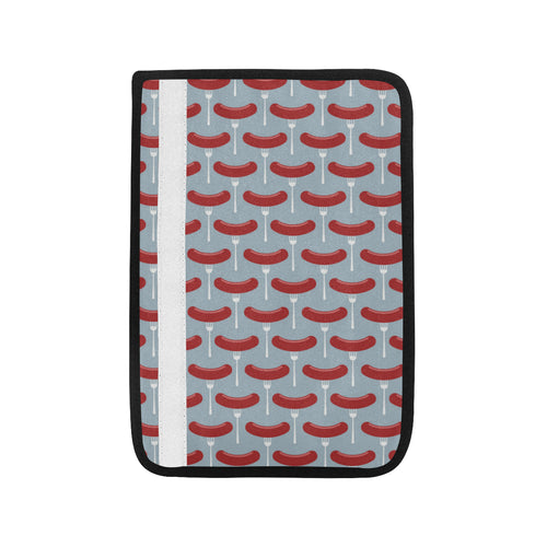 Sausage Pattern Print Design 02 Car Seat Belt Cover