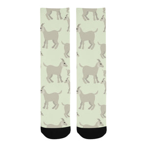 Little young goat pattern Crew Socks