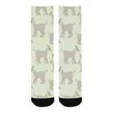 Little young goat pattern Crew Socks