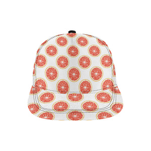 Grapefruit pattern All Over Print Snapback Cap