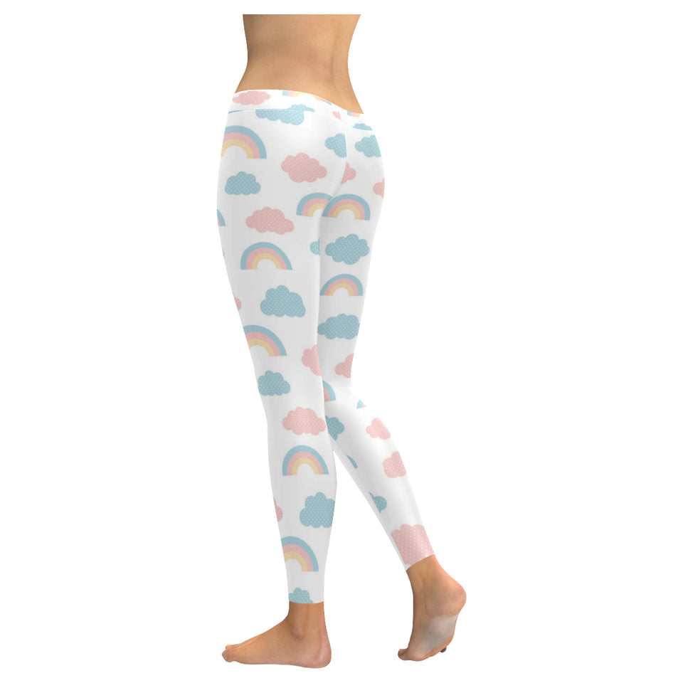 Cute rainbow clound pattern Women's Legging Fulfilled In US