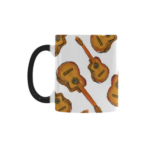 Paint Guitar Pattern Morphing Mug Heat Changing Mug