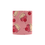 Cake cherry pattern Morphing Mug Heat Changing Mug