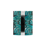 Anchor nautical green background Morphing Mug Heat Changing Mug