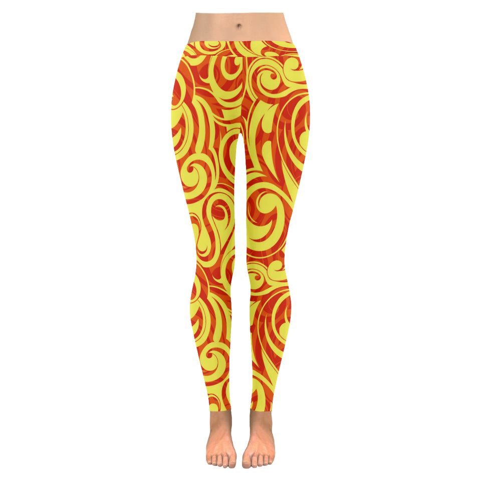 Fire flame design pattern Women's Legging Fulfilled In US