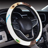 Cute Chihuahua dog pattern Car Steering Wheel Cover