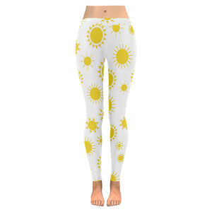 Sun pattern Women's Legging Fulfilled In US