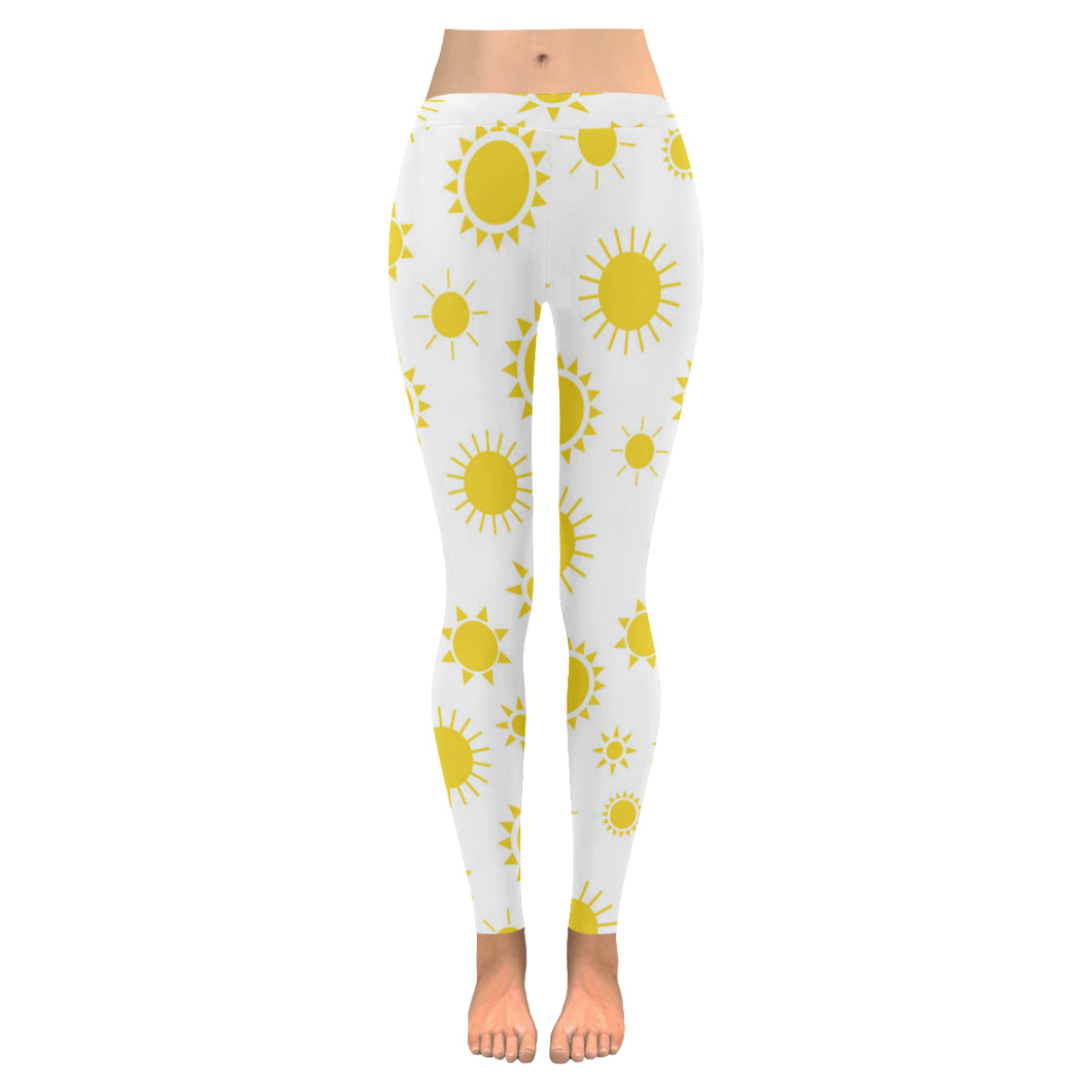 Sun pattern Women's Legging Fulfilled In US