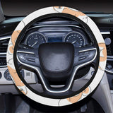 shiba inu dog pattern Car Steering Wheel Cover