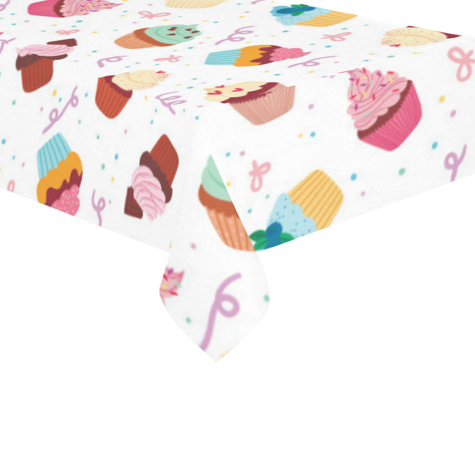 Cake cupcake design pattern Tablecloth