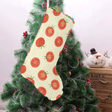 Tomato dot background Christmas Stocking