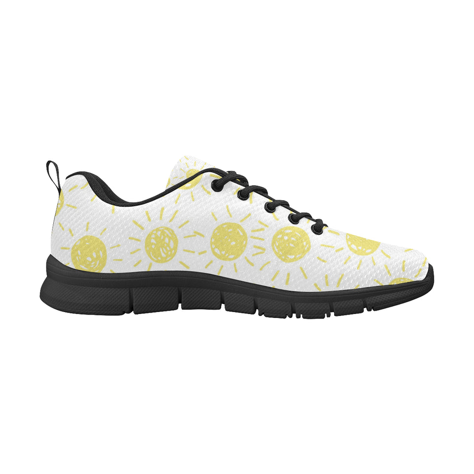 hand drawn sun pattern Men's Sneaker Shoes