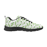 Green Peas Pattern Print Design 04 Men's Breathable Sneakers ( Model 055)