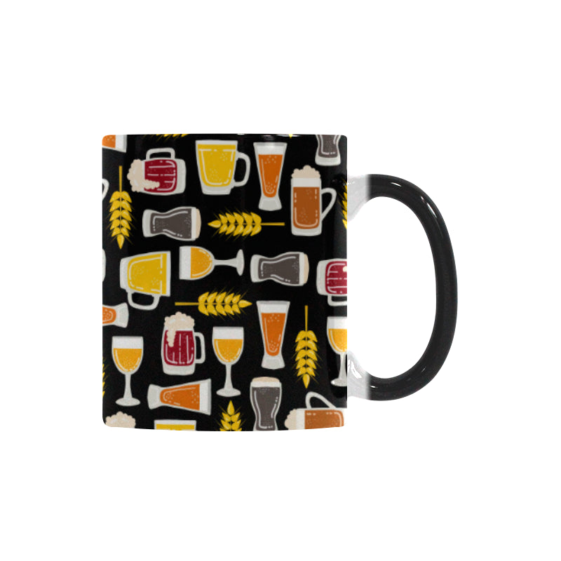 Beer type pattern Morphing Mug Heat Changing Mug