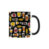 Beer type pattern Morphing Mug Heat Changing Mug