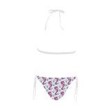 Purple seahorse blue coral pattern Sexy Bikinis Two-Piece Swimsuits