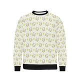 Cute cartoon frog baby pattern Men's Crew Neck Sweatshirt