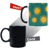 Sun green background Morphing Mug Heat Changing Mug