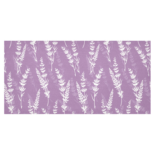 Lavender flowers purple pattern Tablecloth
