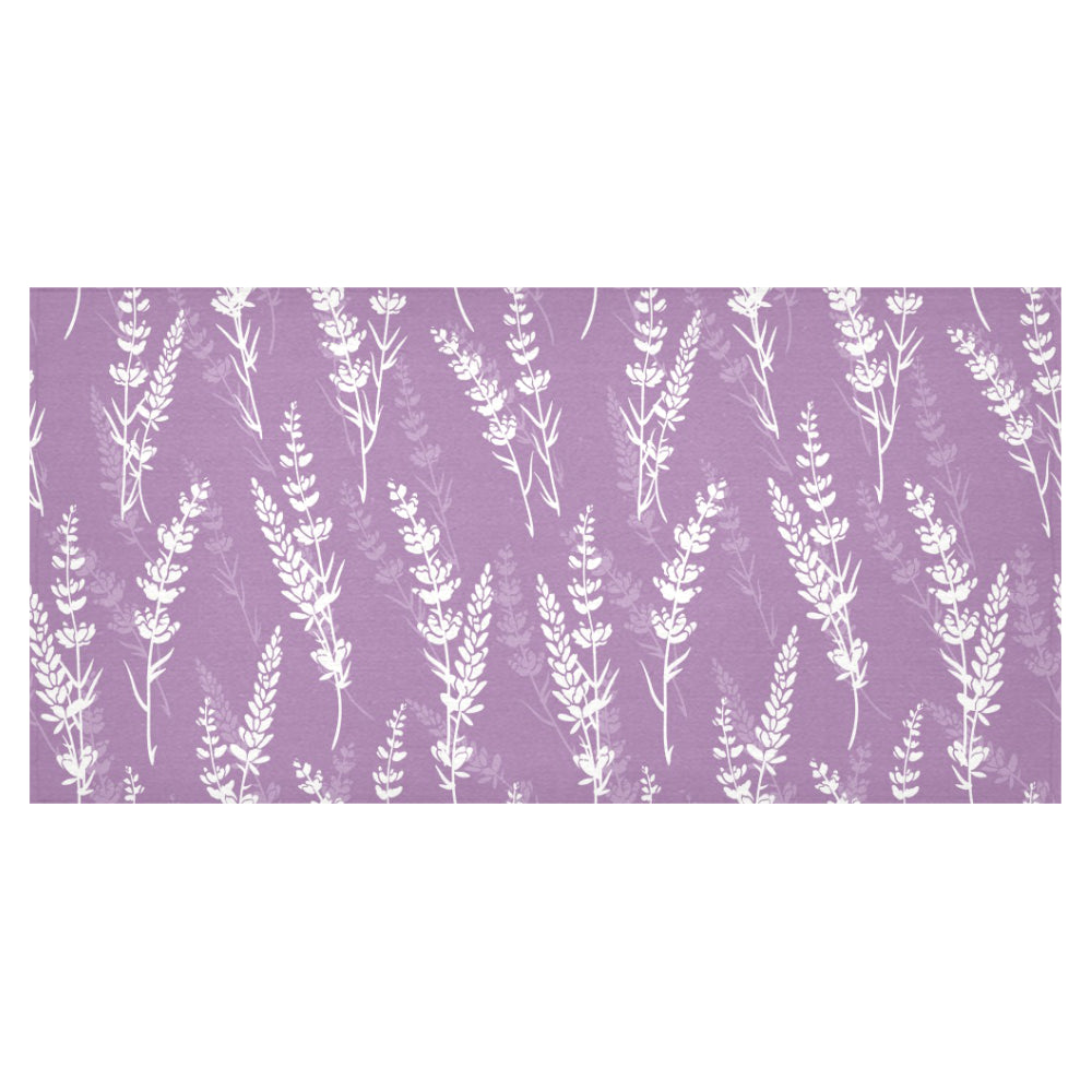 Lavender flowers purple pattern Tablecloth