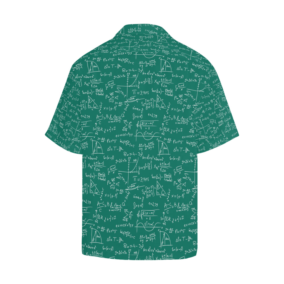 Math Pattern Print Design 01 Men's All Over Print Hawaiian Shirt (Model T58)