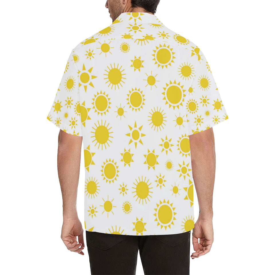 Sun pattern Men's All Over Print Hawaiian Shirt