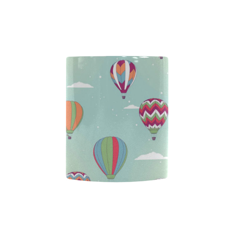 Hot Air Balloon design Pattern Morphing Mug Heat Changing Mug