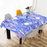 white bengal tigers pattern Tablecloth