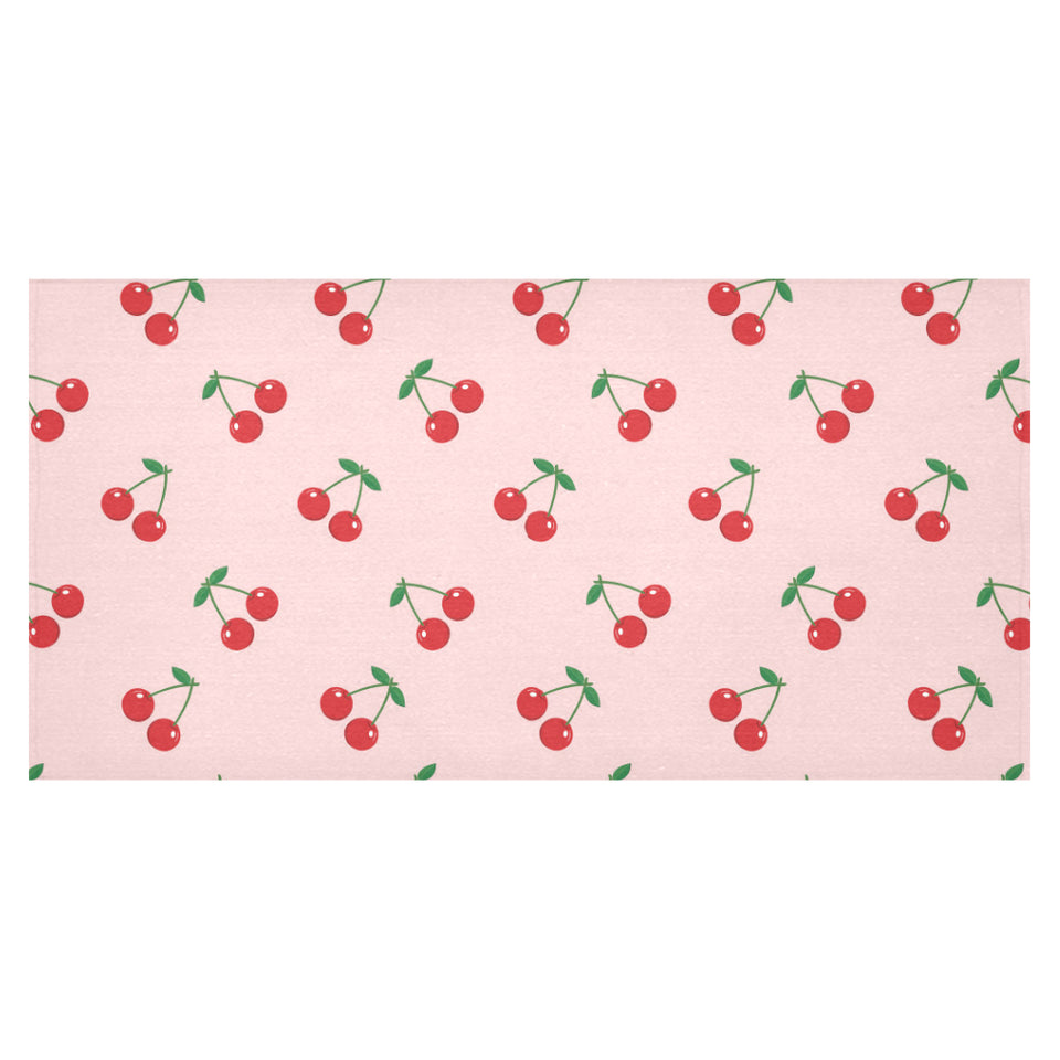 cherry pattern pink background Tablecloth