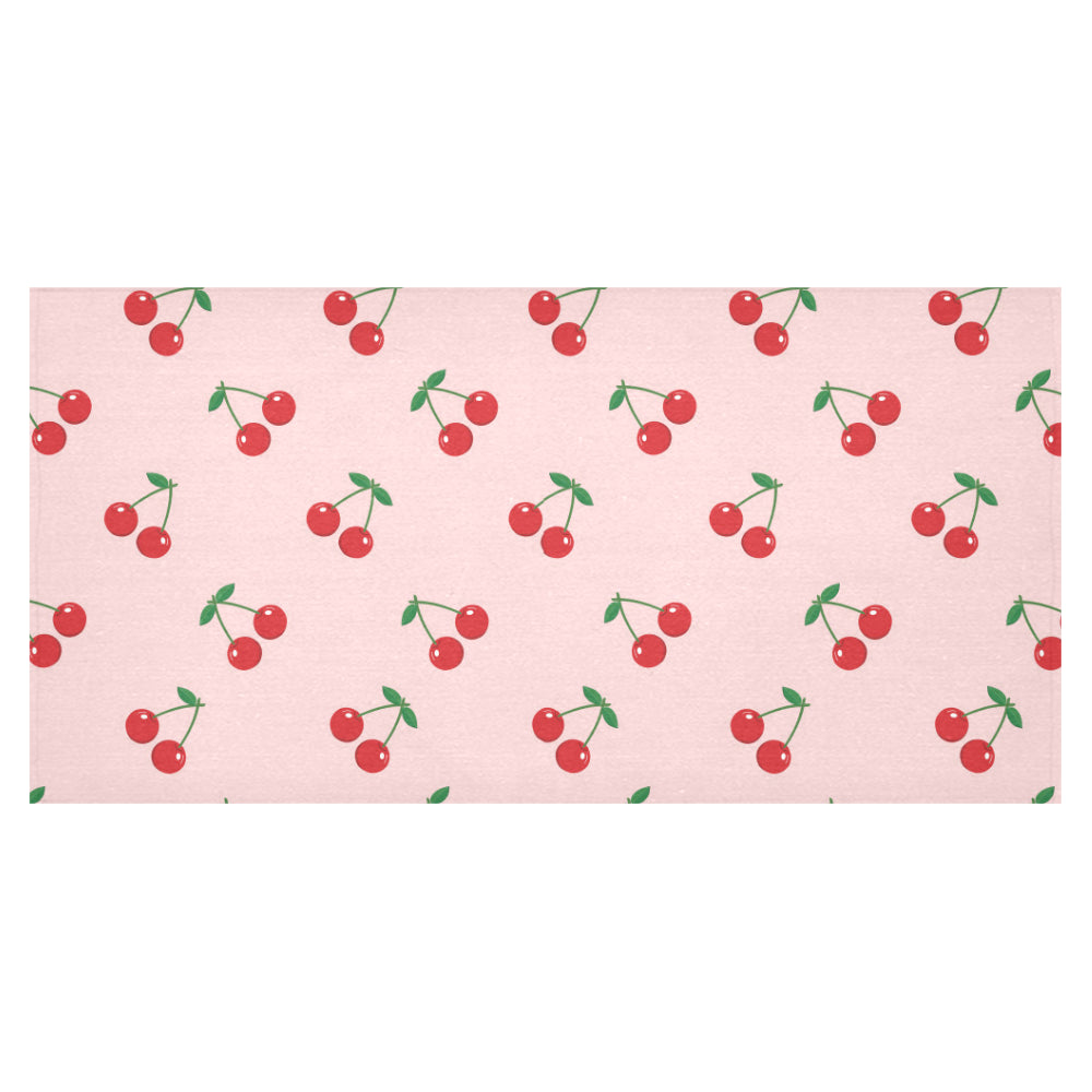 cherry pattern pink background Tablecloth