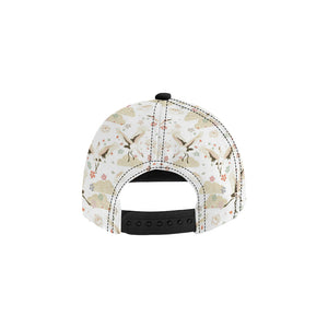 Beautiful Japanese cranes pattern All Over Print Snapback Cap