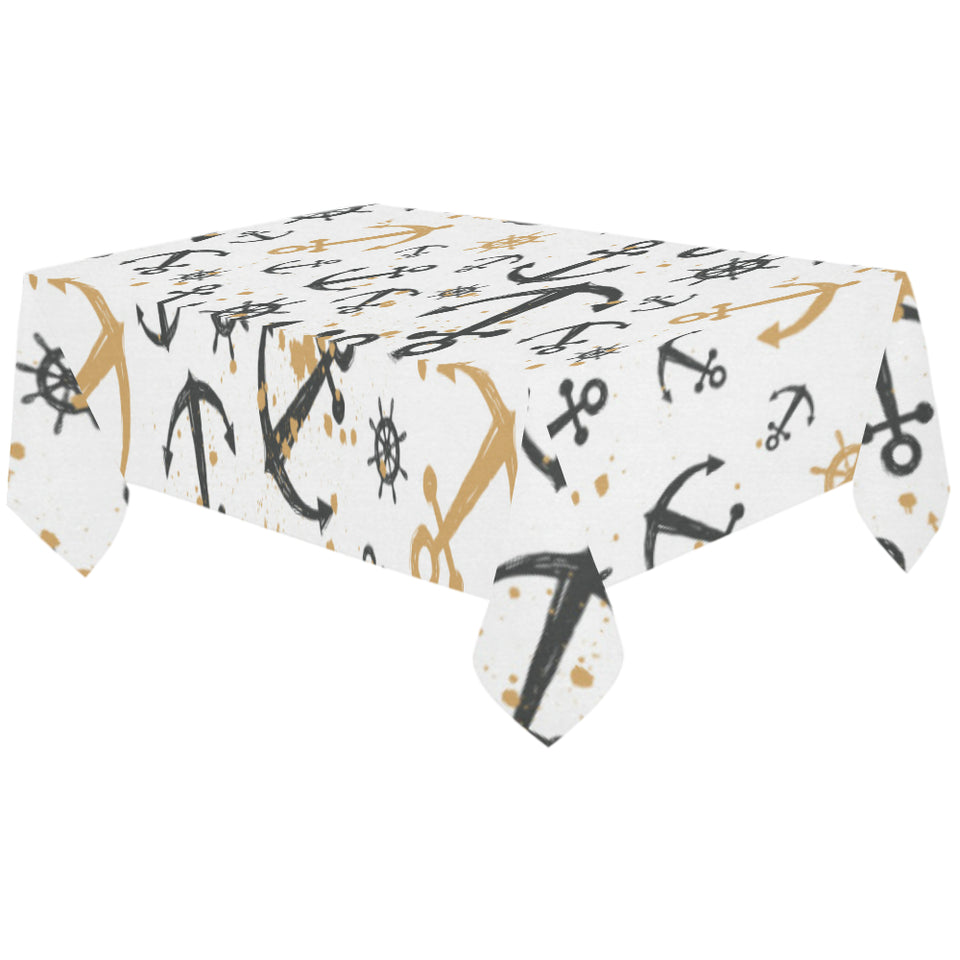 Anchors Rudders pattern Tablecloth