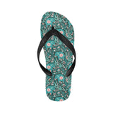 Elephants jungle pattern Unisex Flip Flops