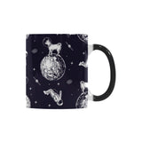 Chihuahua space helmet astronaut pattern Morphing Mug Heat Changing Mug