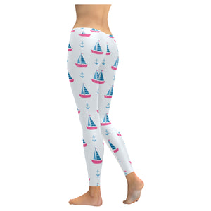 Sailboat anchor pattern Women's Legging Fulfilled In US
